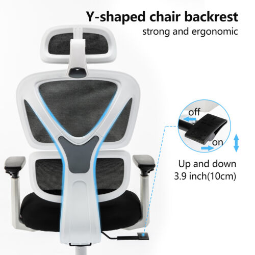 BIG SALE! Ergonomic Home Office Chair High Back Gaming Chair Headrest & Armrests
