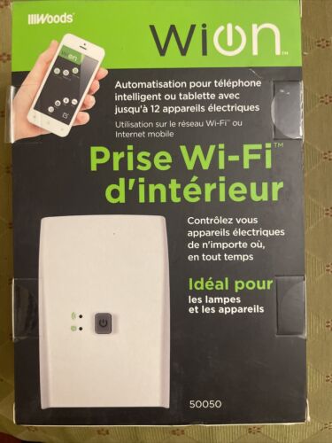 Wion Wifi Outlet Indoor by Southwire Company Llc Southwire Woods WiOn Indo 50050