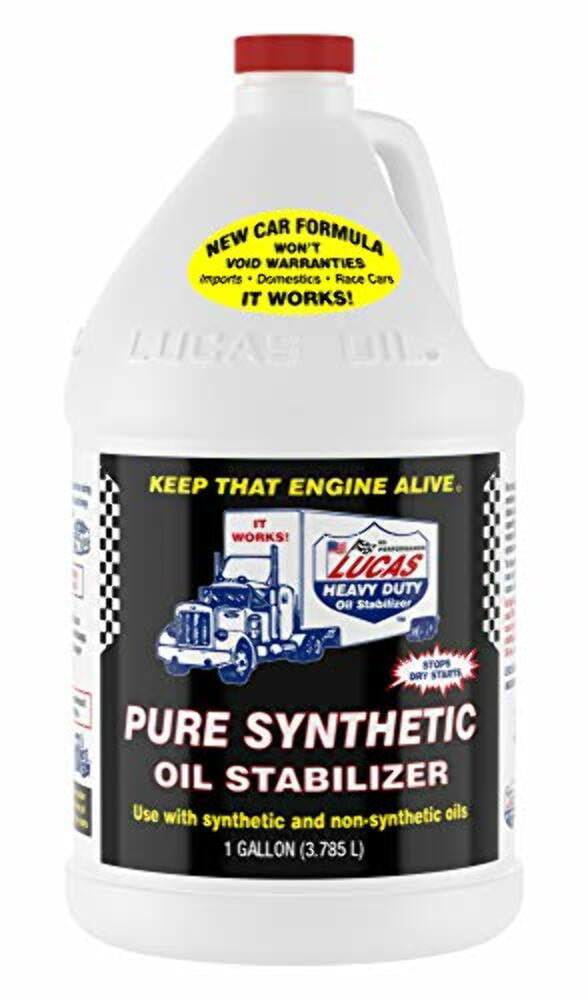 Lucas Oil 10131 High Performance Engine Pure Synthetic Oil Stabilizer, 1 Gallon