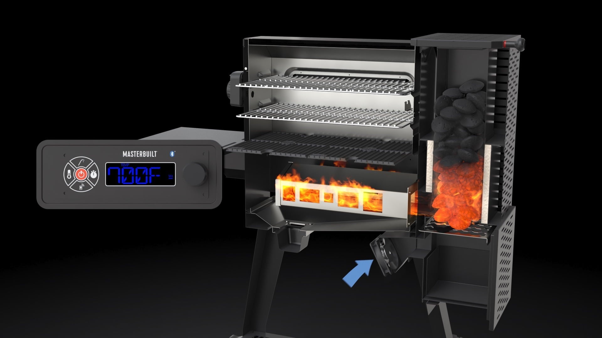 Gravity Series 560 Digital Charcoal Grill and Smoker Combo