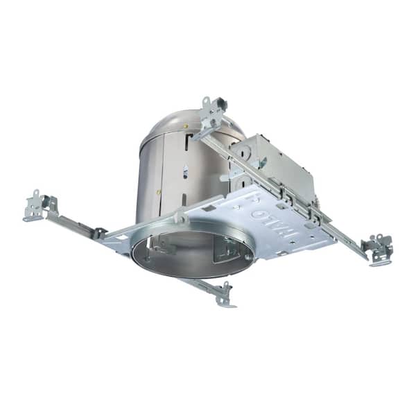 H7 6 in. Aluminum Recessed Lighting Housing for New Construction Ceiling, Insulation Contact (6-Pack)