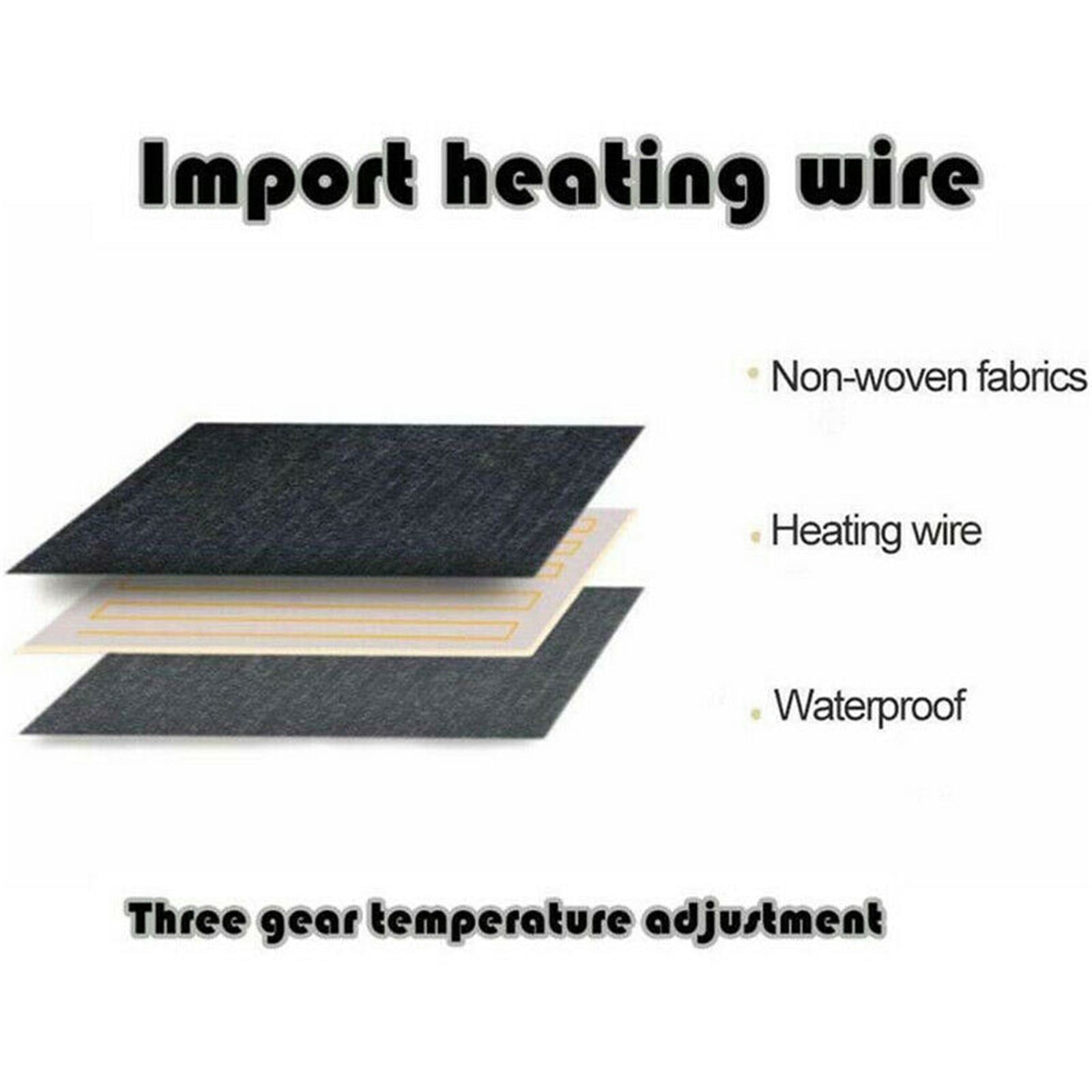 Car Charger 8in1 Electric Vest Heater Warm Cloth Jacket - USB Thermal Heated Pad Body Warmer Battery Operated Screwdriver