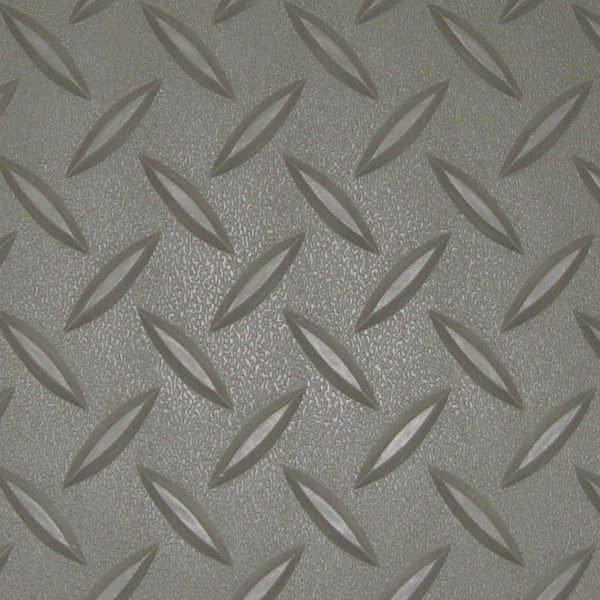 7.5 ft. x 20 ft. Pewter Textured PVC Large Car Mat