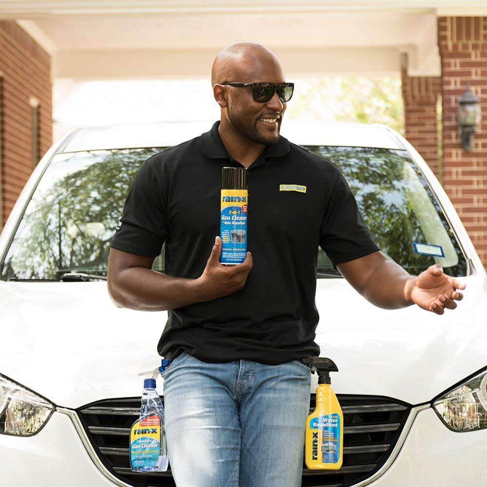 Rain-x 2 in 1 Glass Cleaner and Rain Repellent, 18 Ounce Aerosol - 5080233W