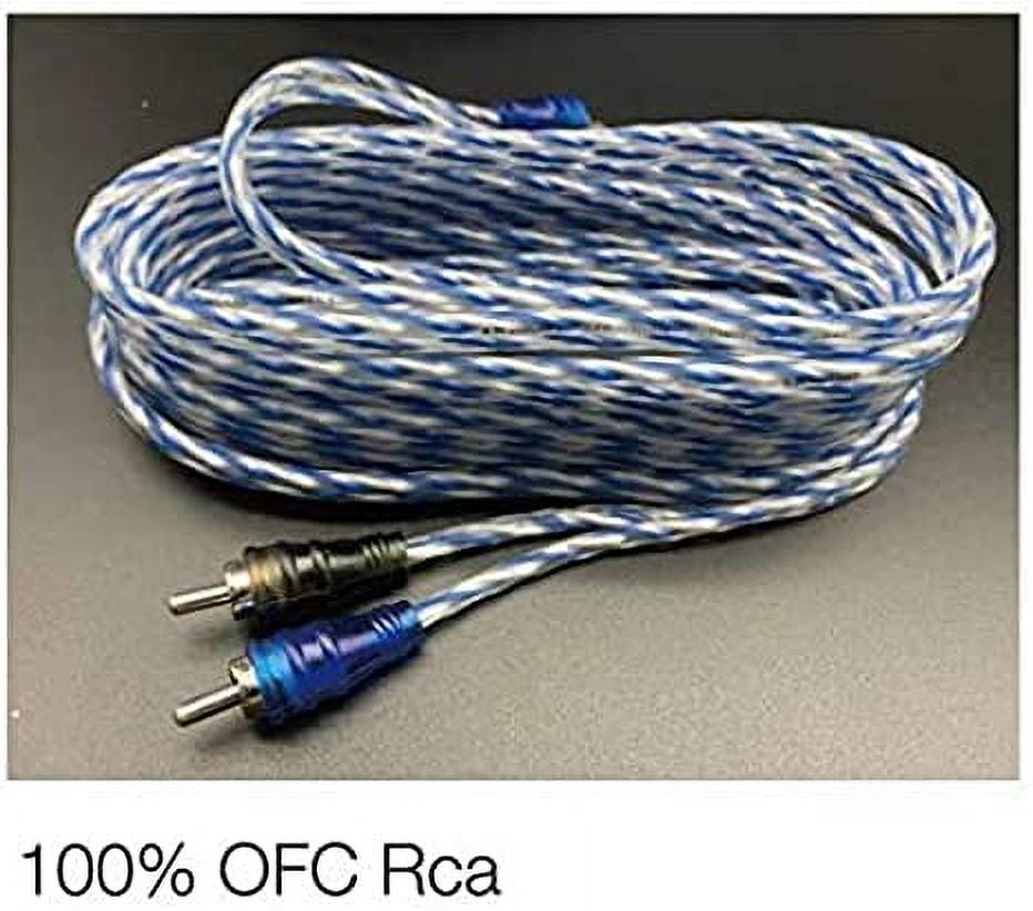 Blaupunkt AMZ44 Car Audio Amplifier 4 Gauge Wiring Kit 2200W