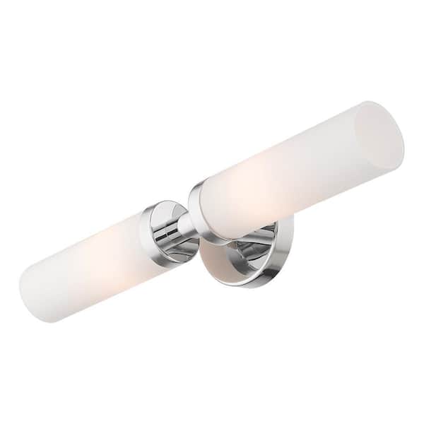 Aspen 2 Light Polished Chrome ADA Bath Vanity