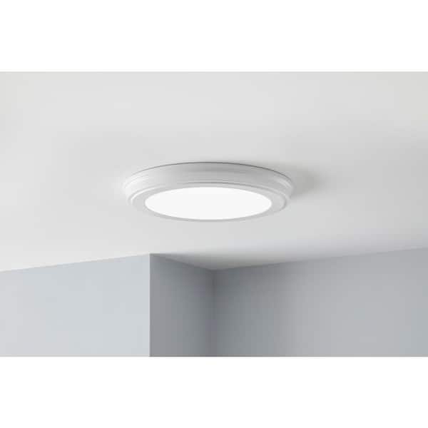 13 in. White Selectable LED Flush Mount
