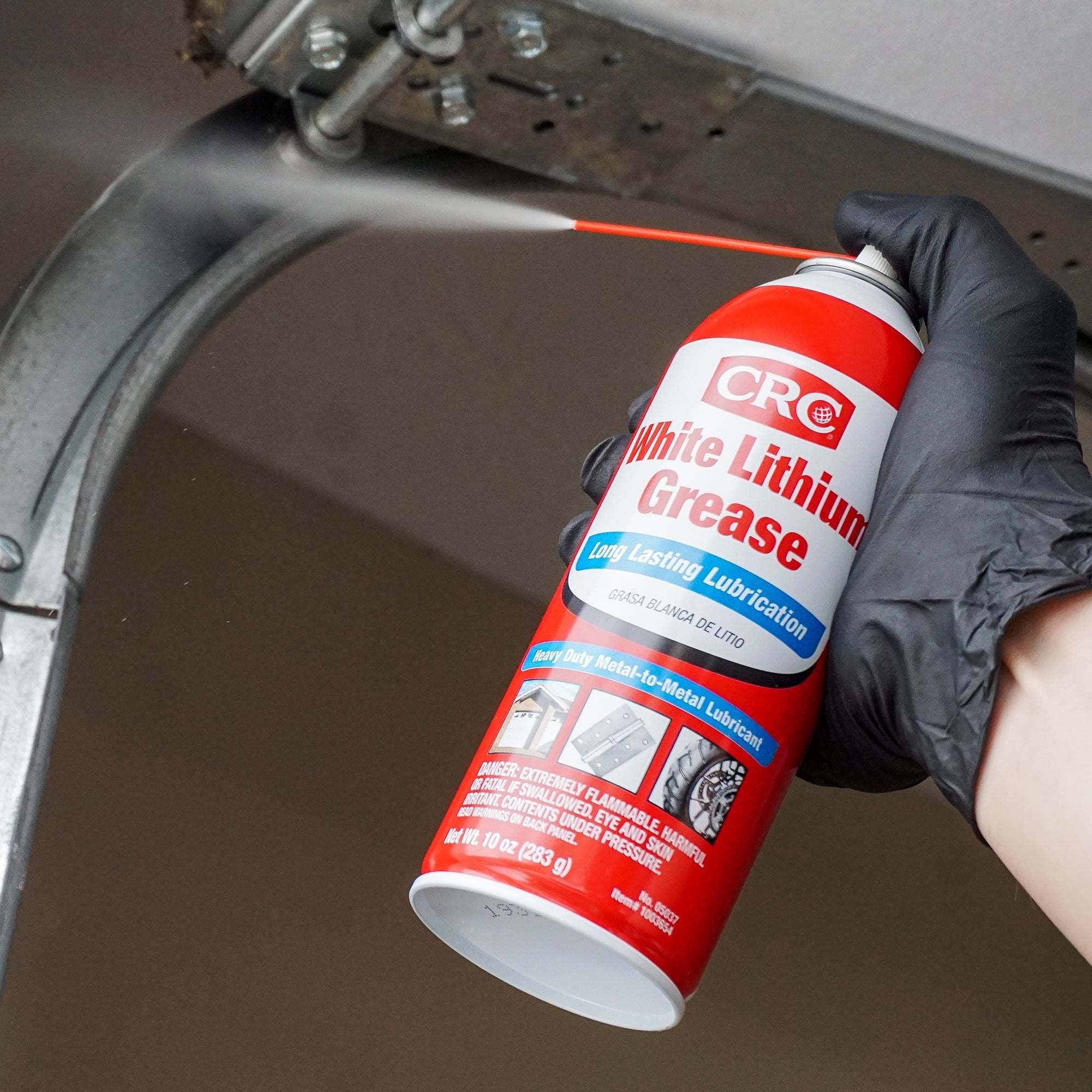 CRC White Lithium Grease Lubricant Spray, 10 oz