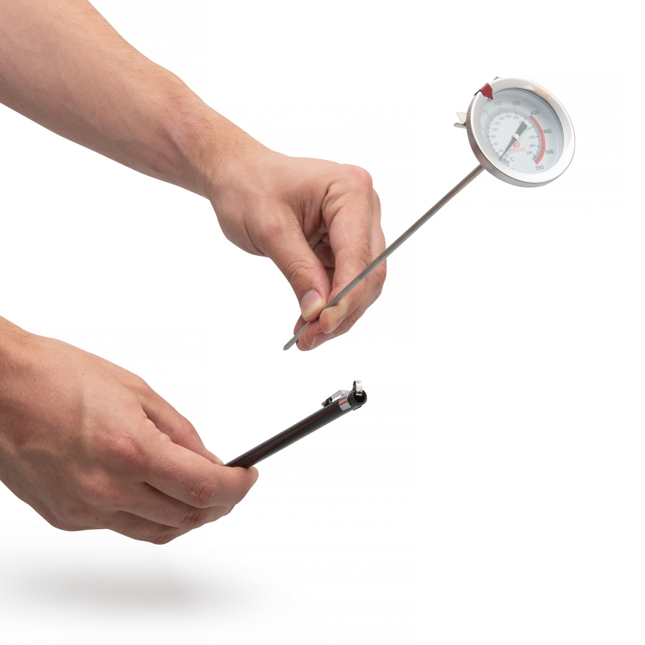 Products Corp Easy Breader Batter Bowl All-in-1 Mess Breading Station Tray Snap-Shut Lid with Silicone Ring For Coating Fried or Baked Food With Deep Fry Cooking Thermometer