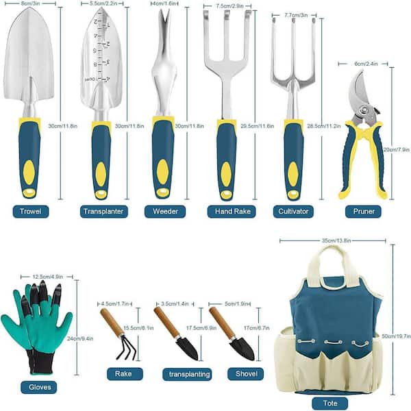 11-Piece Garden Tool Set