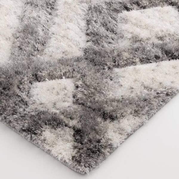 Bazaar Katana Beige/Gray 8 ft. x 10 ft. Geometric Area Rug