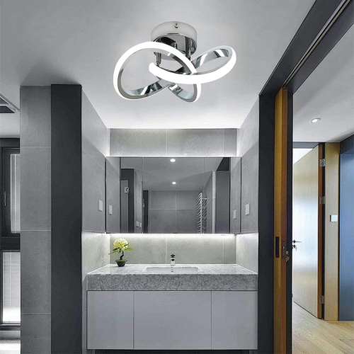 Hallway Light Acrylic Modern LED Ceiling Light Fixtures Cool White 6000K Home