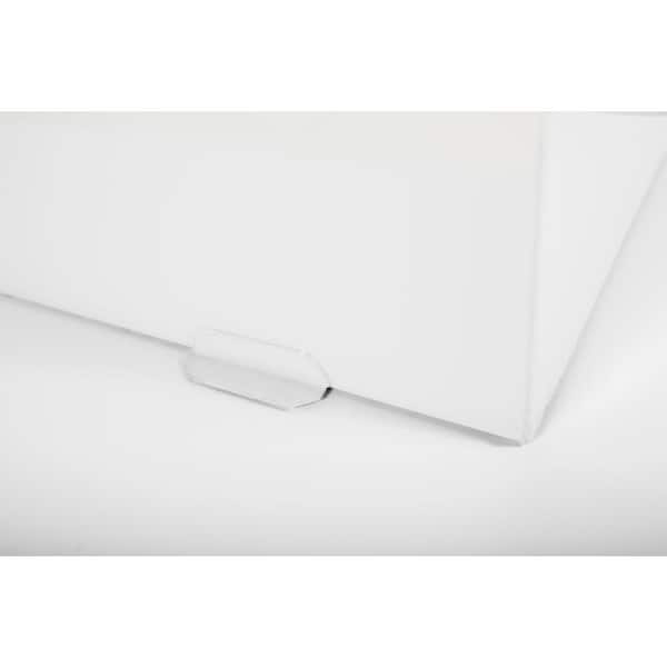 Rectangular Steel Liquid Transfer Tank in White