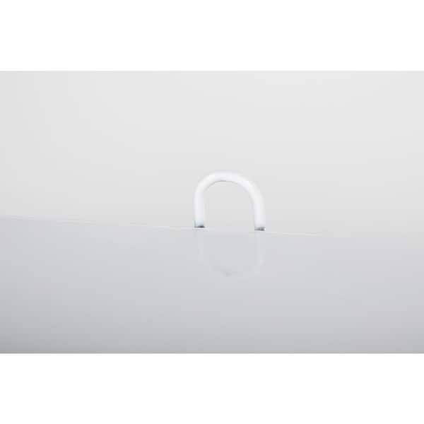 Rectangular Steel Liquid Transfer Tank in White