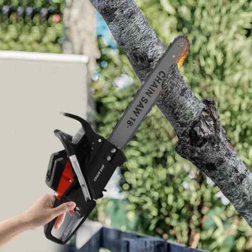 Yiyibyus Gas Chainsaw 18" 58 cc 2-Stroke Rear Handle Chainsaw Power Equipment