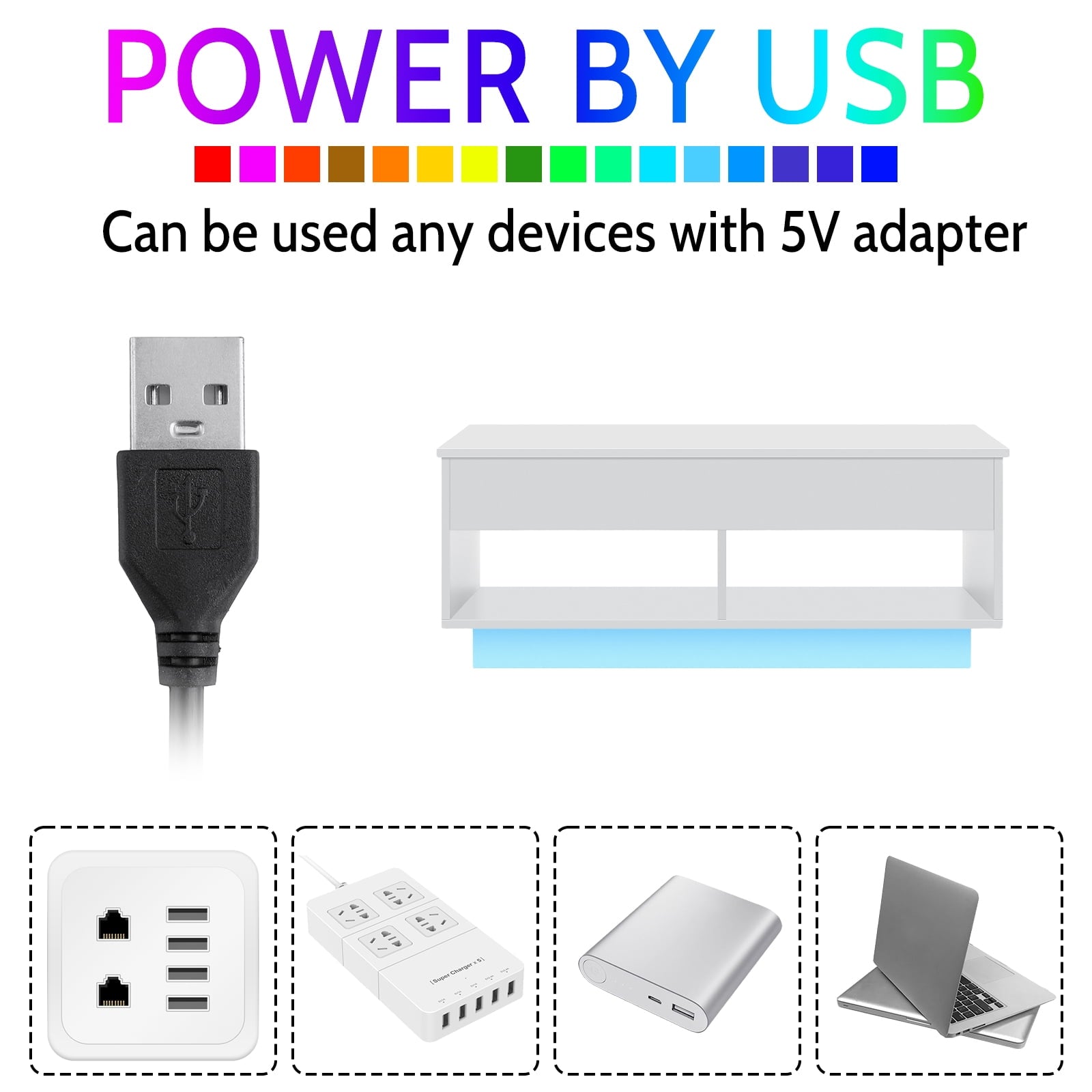 Hommpa Lift Top Coffee Table with Hidden Compartment High Gloss LED Coffee Tables Center Rising Cocktail Table for Living Room Accent Furniture White Finish