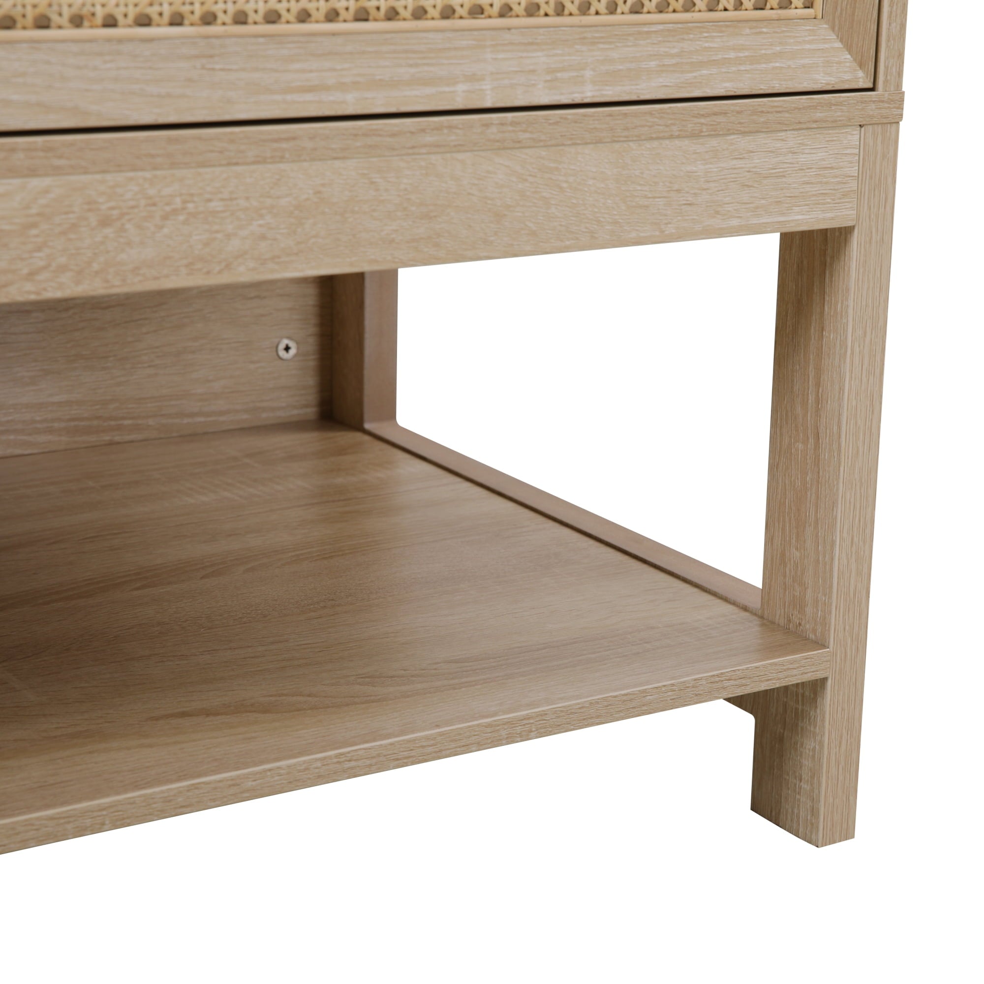 Loft Lyfe Joella Natural Rattan Wardrobe Dresser