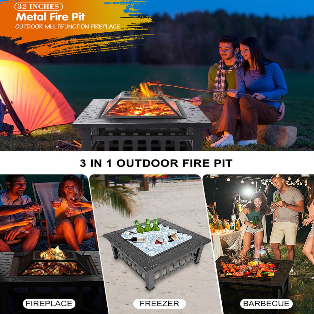 Wood Burning Fire Pits for Outside, 32