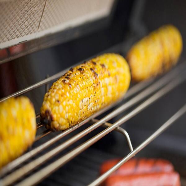 Summit S-670 6-Burner Natural Gas Grill in Stainless Steel with Built-In Thermometer and Rotisserie