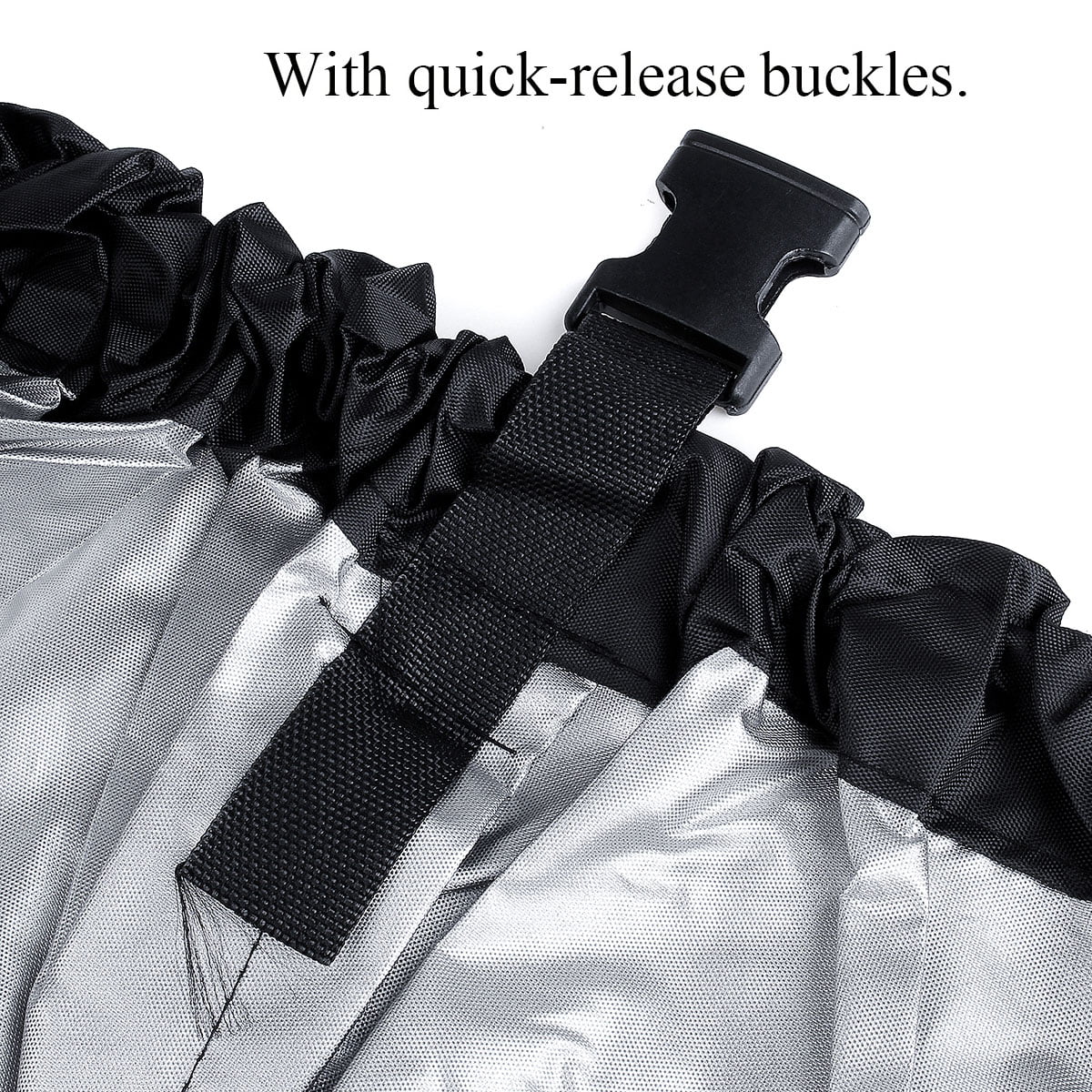 Waterproof Heavy Duty Open Boat Cover Trailerable Fishing Ski Bass Runabouts,210D Fit 11.5 - 14.7ft