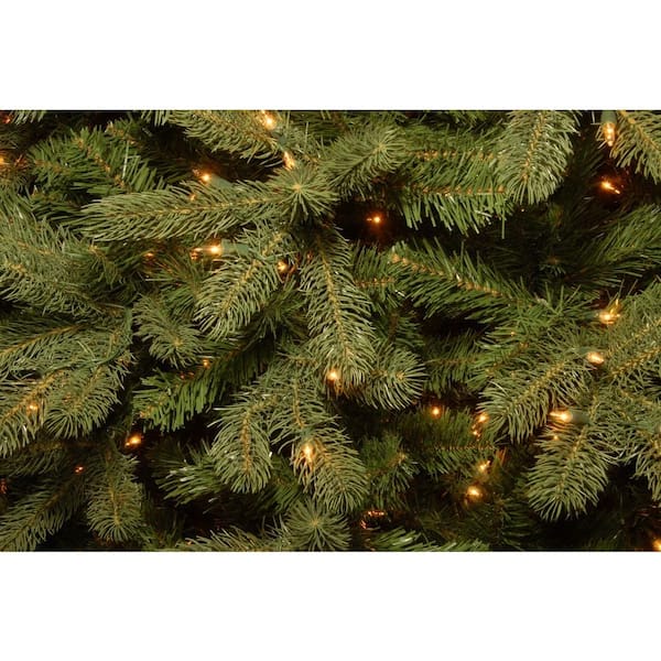 7.5 ft. Pre-Lit Green Douglas Fir Down Swept Artificial Christmas Tree with Clear Lights