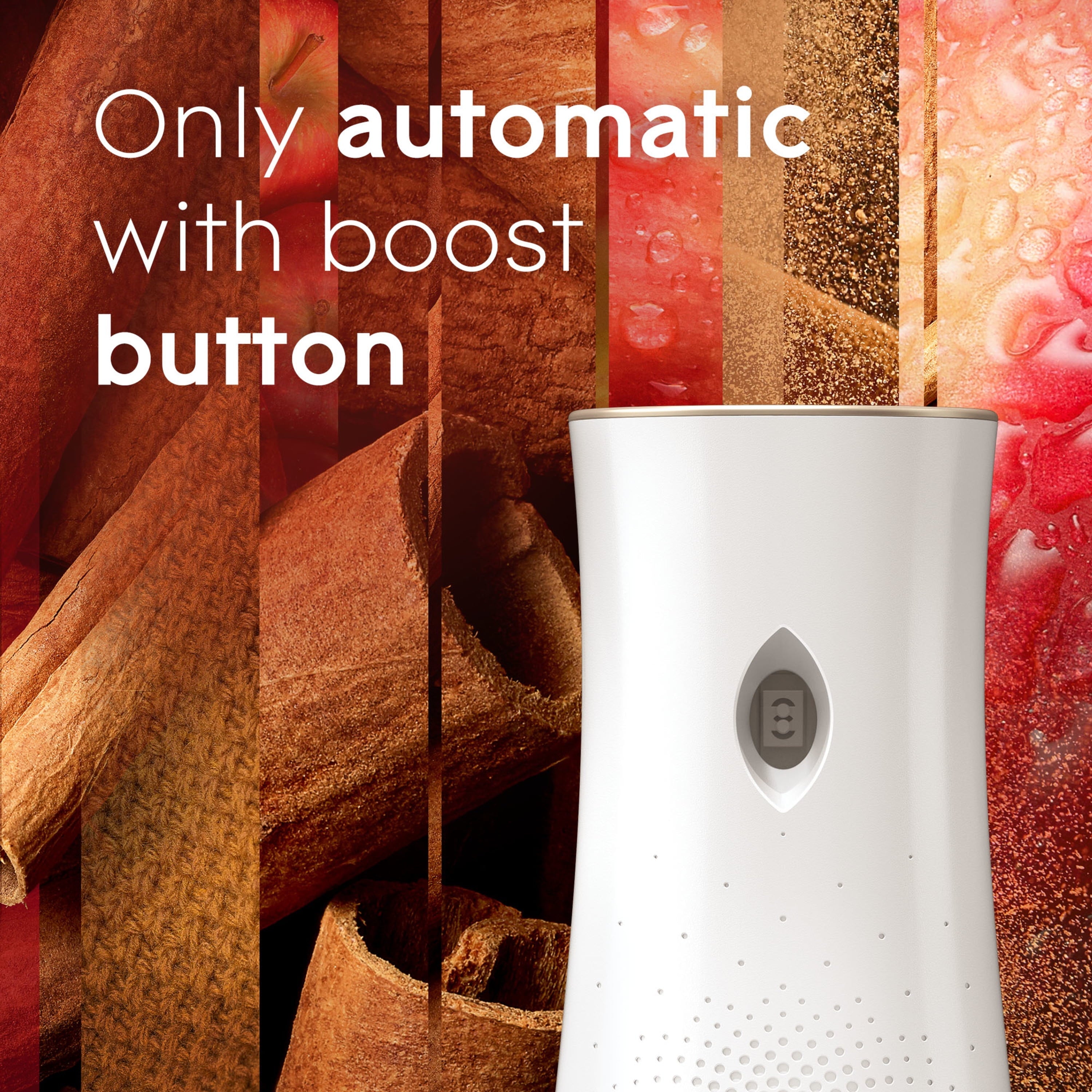 Glade Automatic Spray Refill 2 CT, Apple Cinnamon, 12.4 OZ. Total, Air Freshener