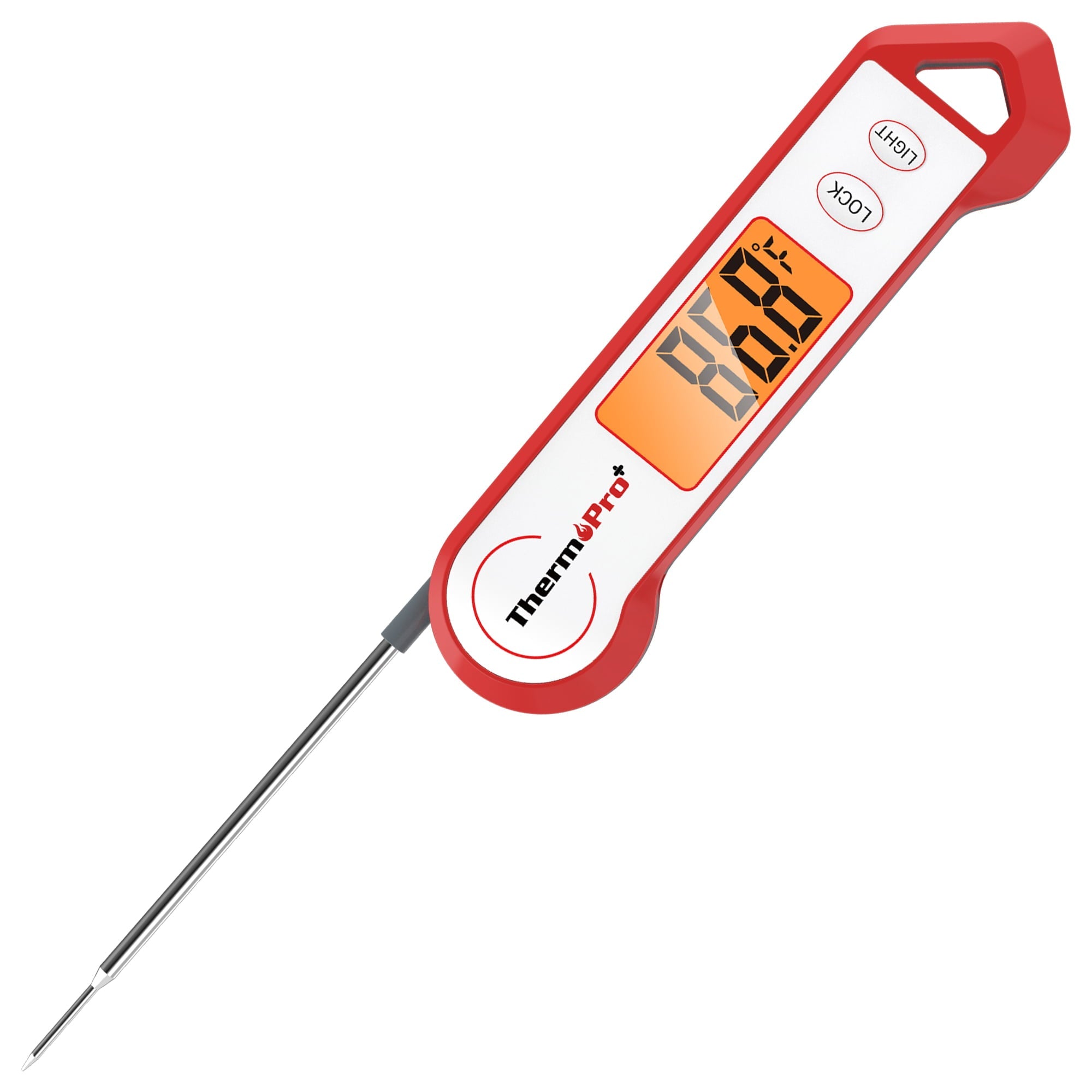 ThermoPro TP19HW Waterproof Meat Thermometer with Magnet, LED Display and Stainless Steel Probe