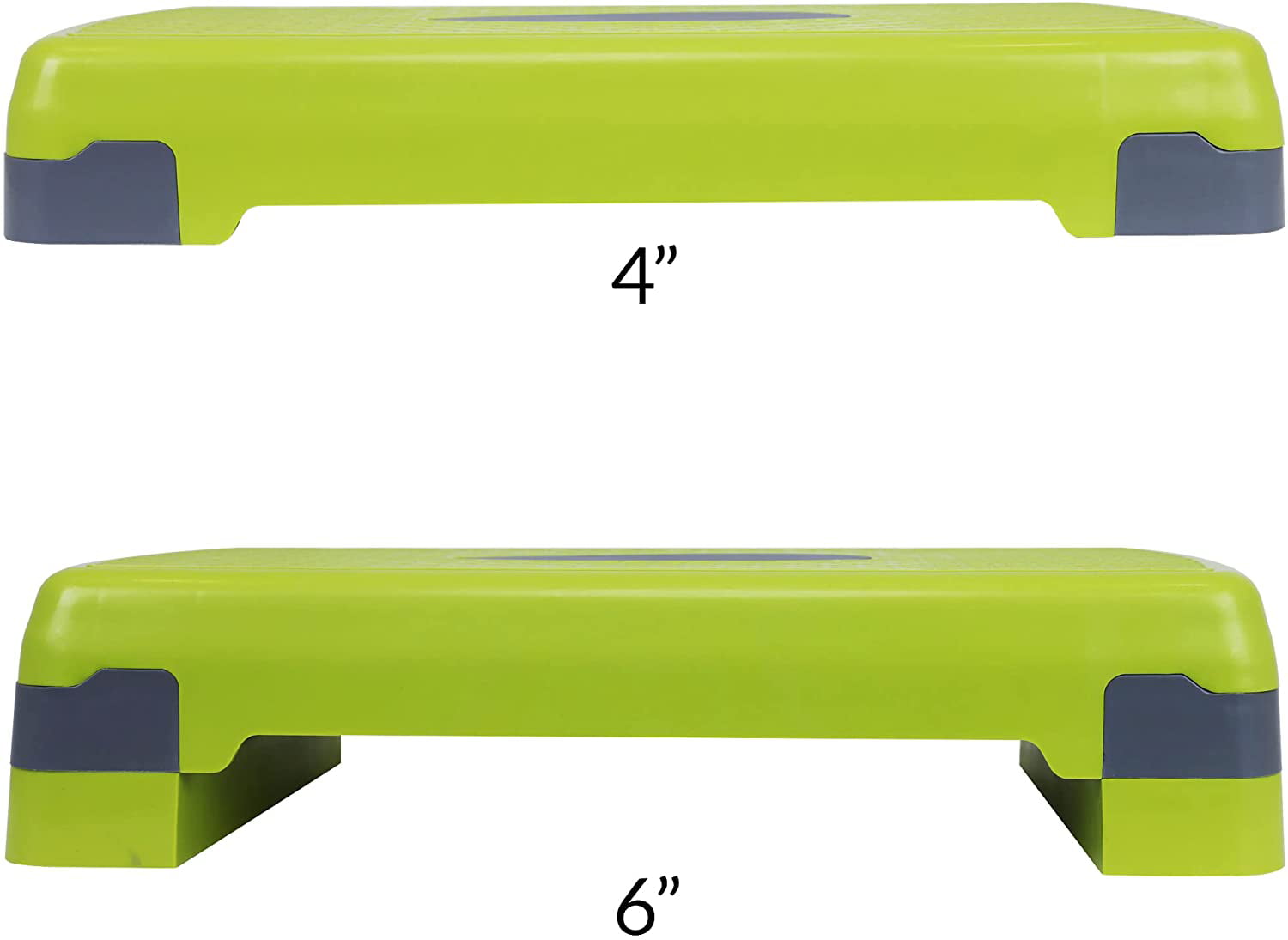 BalanceFrom Adjustable Workout Aerobic Stepper Step Platform Trainer, 2 Levels, 4-6 Inches