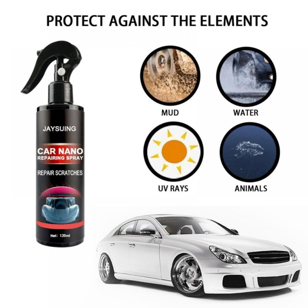 Quick Coat Ceramic Coating Car Waterless Car Wash & Hydrophobic & Polymer Detail Protection 120Ml
