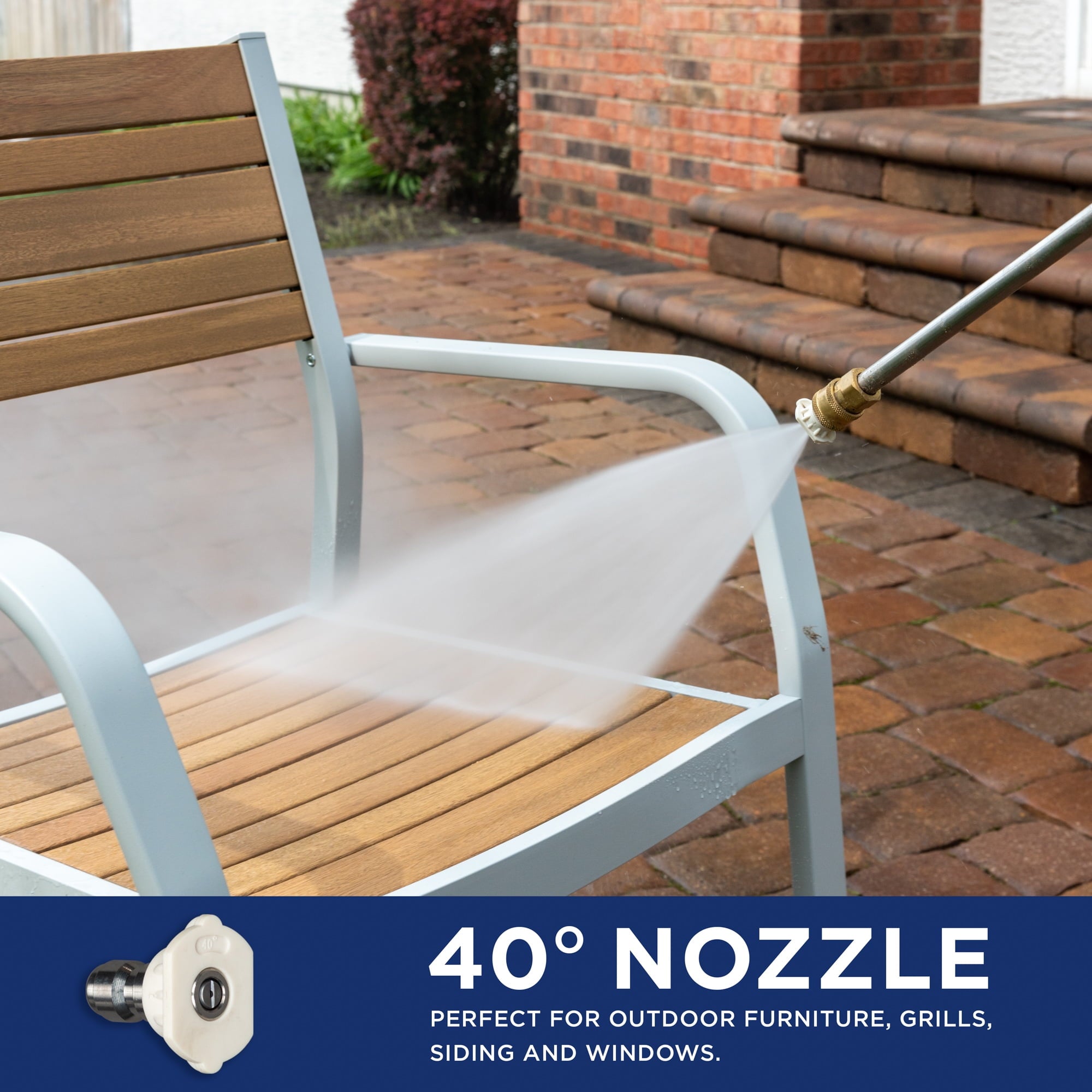 Westinghouse 2700-PSI, 2.3- GPM Gas Pressure Washer with 4 Nozzles & Soap Tank