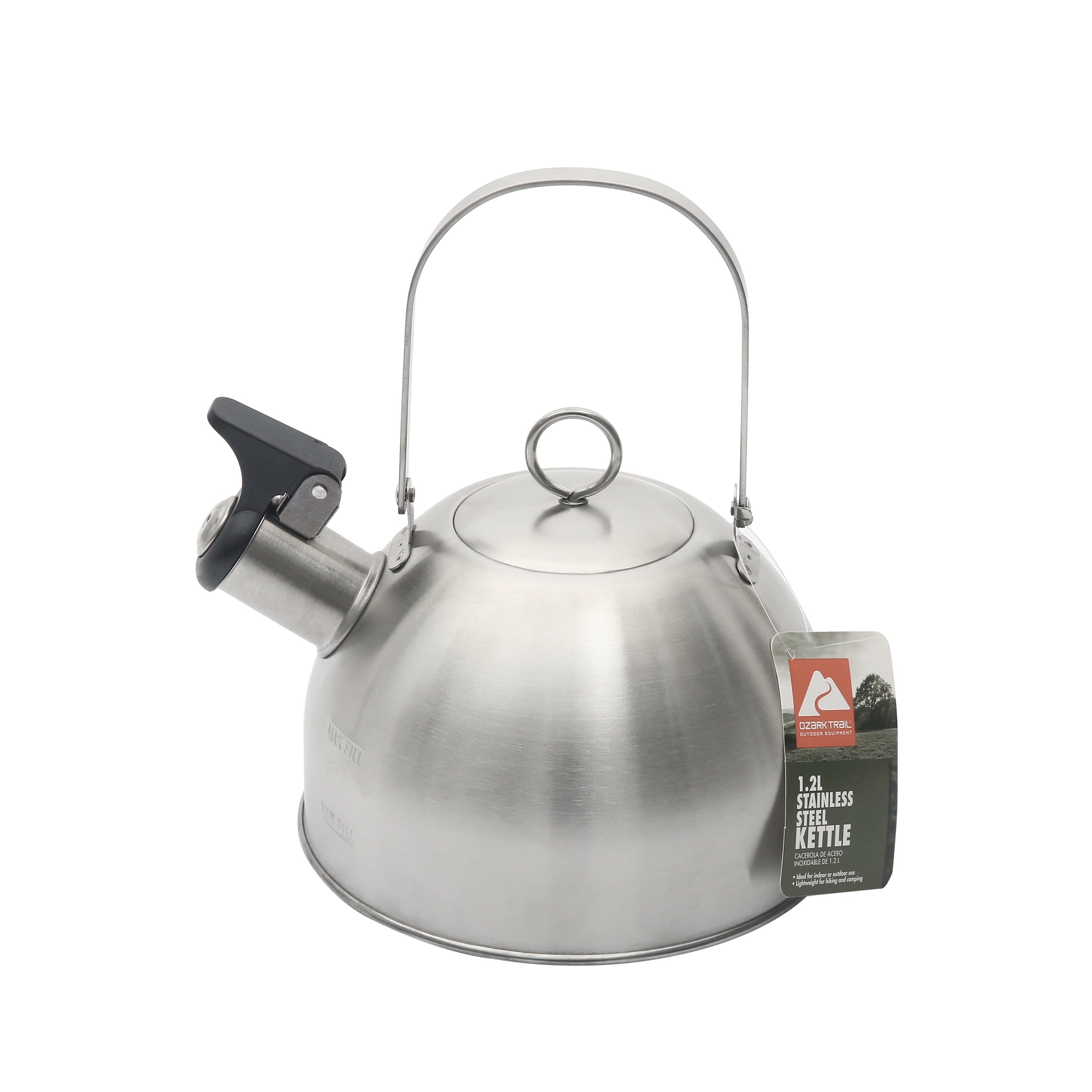 Ozark Trail 1.2 Liter Stainless Steel Camp Tea Kettle