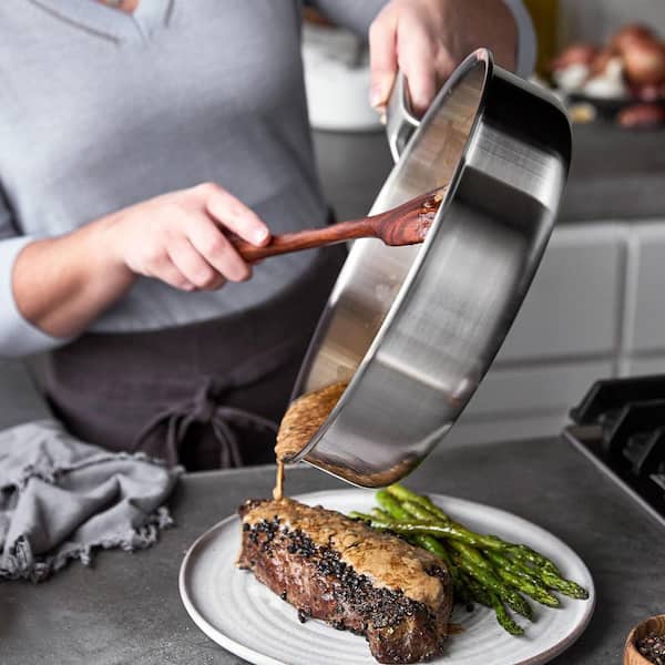 Merten and Storck Tri-Ply 14-Piece Stainless Steel Induction Cookware Pots and Pans Set