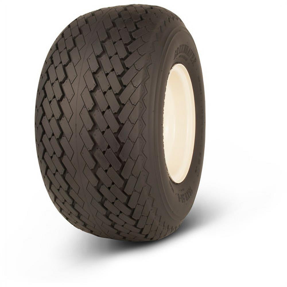 Greenball Greensaver 18X8.50-8 4 PR Golf Cart Tire and Wheel Assembly, 4 lug White Color Wheel included