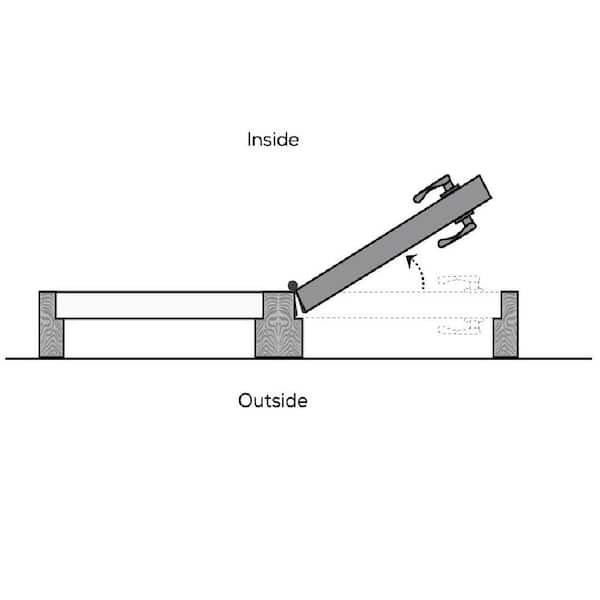 72 in. x 80 in. Full Lite Primed Fiberglass Smooth Stationary Patio Glass Door Panel with Screen