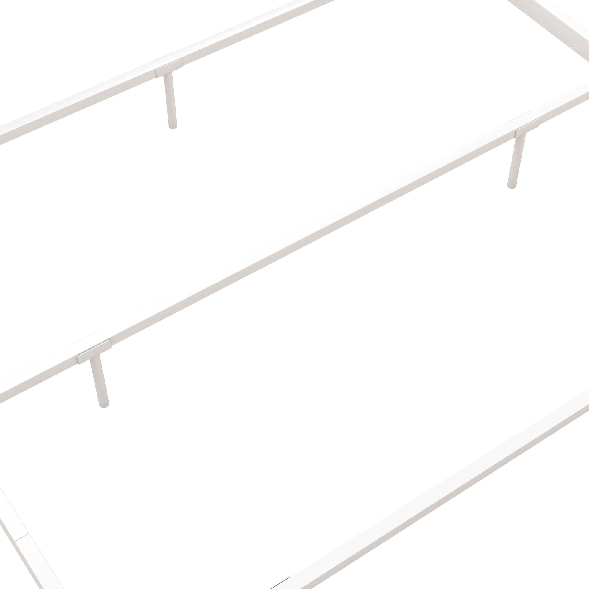 Teen Novogratz Hayden Metal Canopy Bed, Full, White