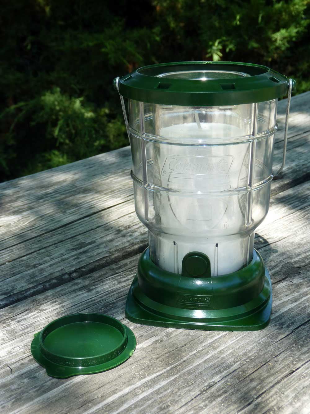 Coleman Citronella Candle Outdoor Lantern - 70+ Hours, 6.7 Ounce, Green