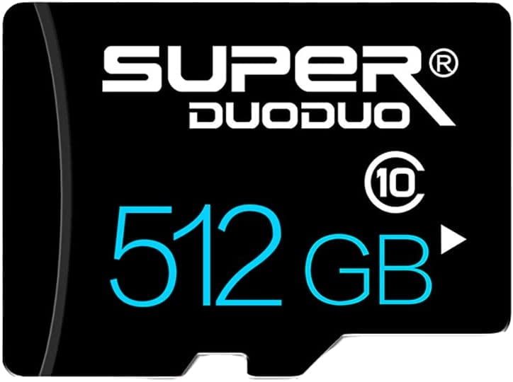 512GB Micro SD Card Class 10 Memory Card Fast Speed TF Card for Android Smartphone,Digital Camera,Tablet,Surveillance and Drone