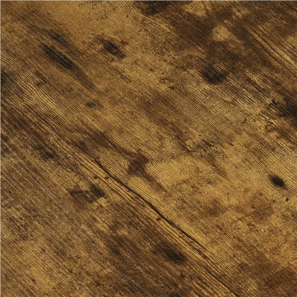 SmileMart 4-Tier Bakers Rack Kitchen Storage Shelf with S-Hooks, Rustic Brown