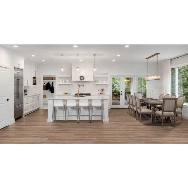 Lauren Springs Oak 9.9 mm T x 7.72 in. W x 47.87 in. L Waterproof Laminate Flooring (17.92 sq. ft./Case)