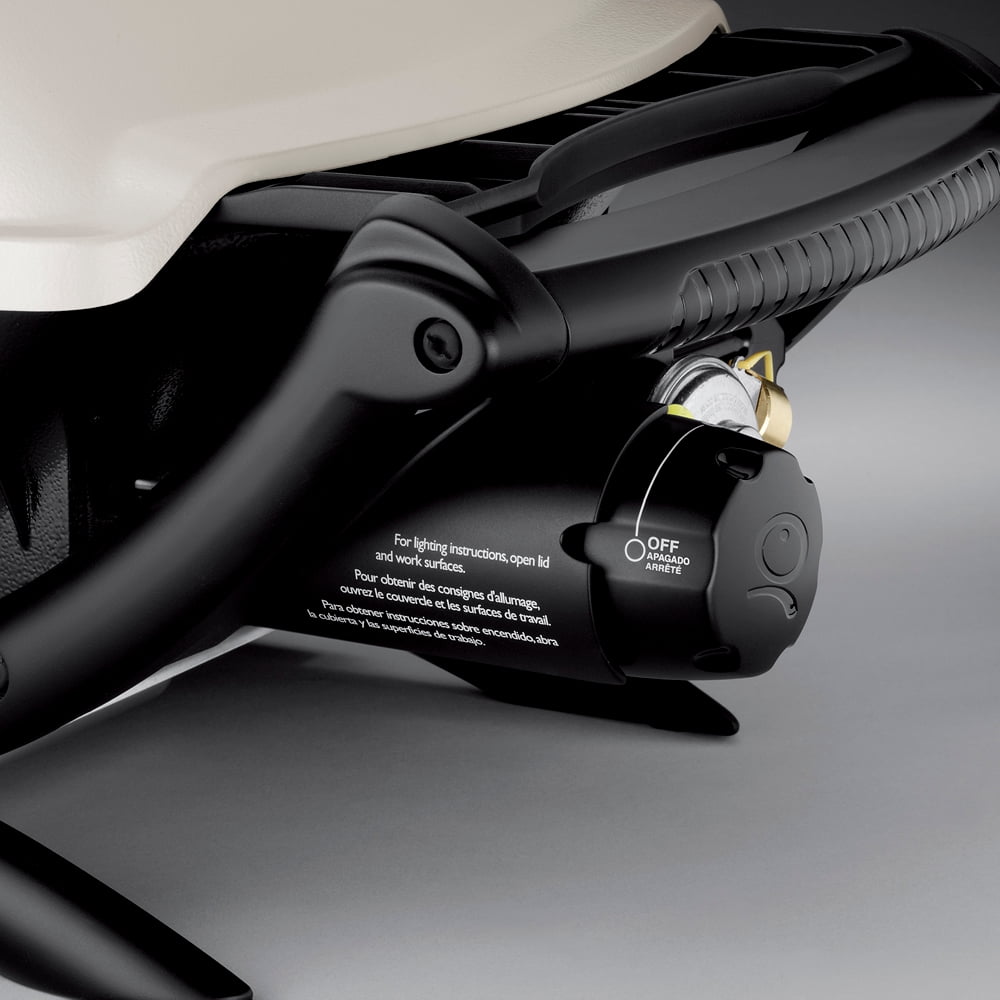 Q 2200 1-Burner Portable Gas Grill, Titanium