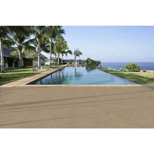 Petra Beige 24 in. x 24 in. Square Matte Porcelain Paver Tile (14 pieces / 56 sq. ft. / pallet)