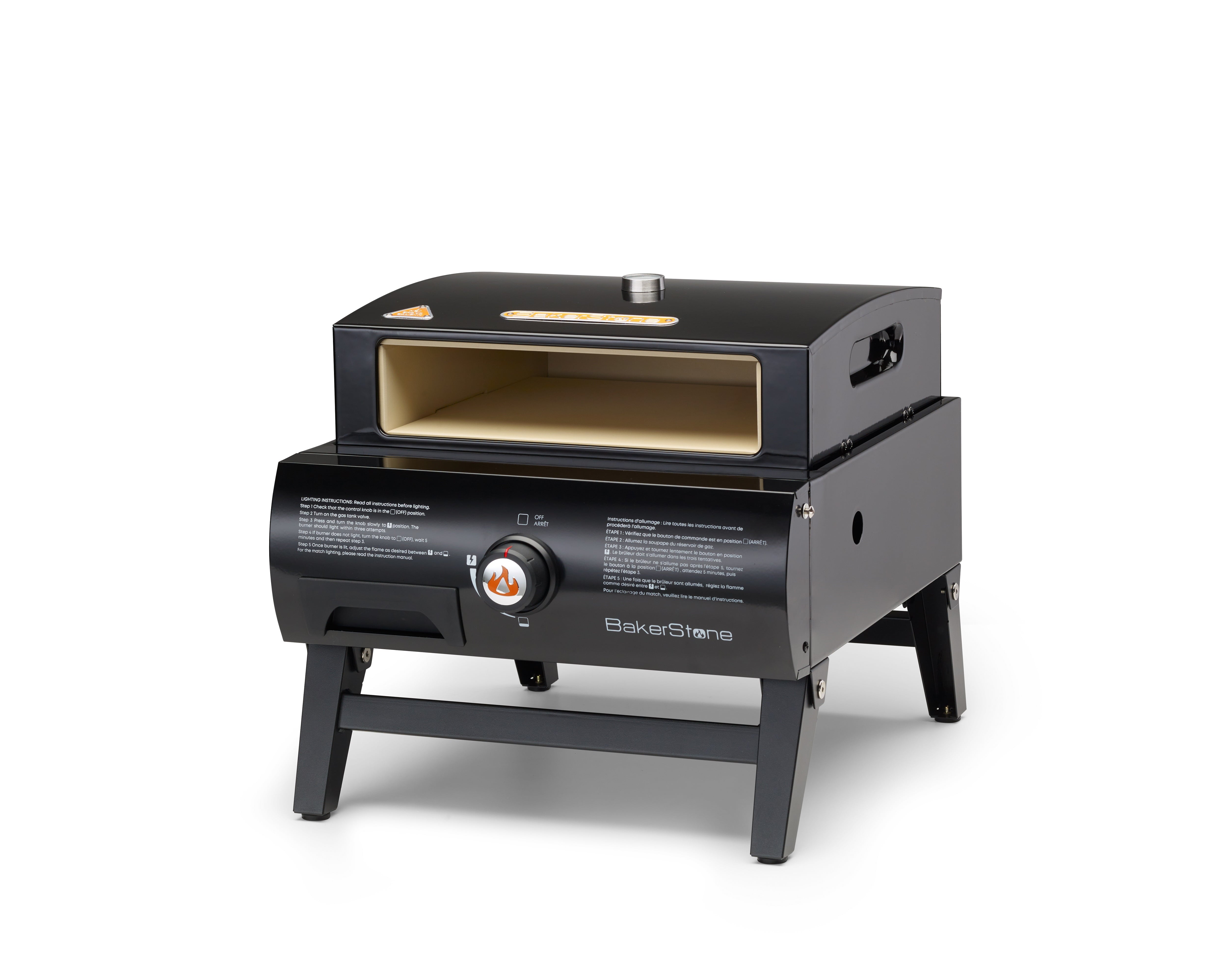BakerStone Basics Series Portable Gas Pizza Oven and Griddle Combo