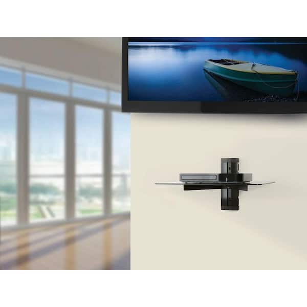 Wall Mounted AV Component Shelving Bracket, 1 Shelf
