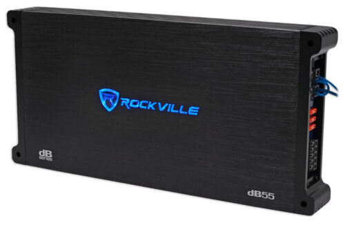 Rockville dB55 4000 Watt/980w RMS 5 Channel Amplifier Car Stereo Amp, Loud!