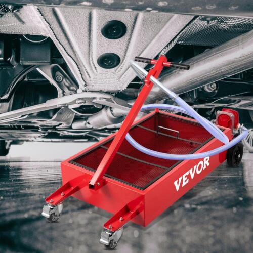 Oil Drain Pan 20 Gal. Low Profile Oil Change Pan Tank Large Capacity with Pump