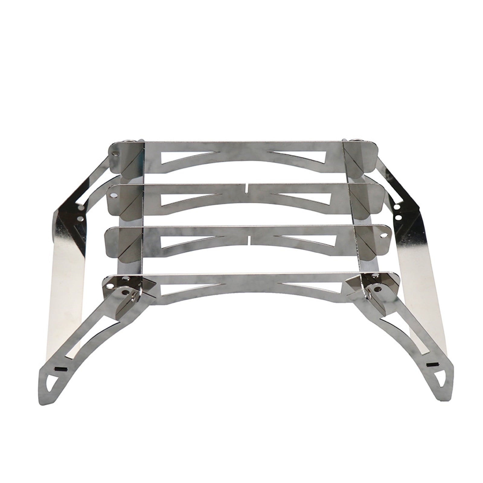 Kokovifyves Folding Portable Barbecue Charcoal Grill, Barbecue Desk Tabletop Outdoor Stainless Steel Smoker BBQ for Outdoor Cooking Camping Picnics Beach