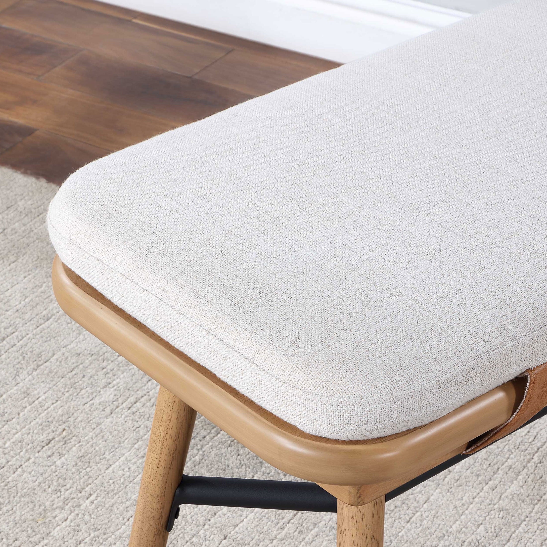 Better Homes & Gardens Springwood  Dining Bench, Light Honey