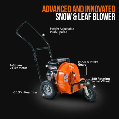 Jet Sweep ManSuperHandy Leaf-SNOW Blower Wheeled Walk Behindual Propelled Power
