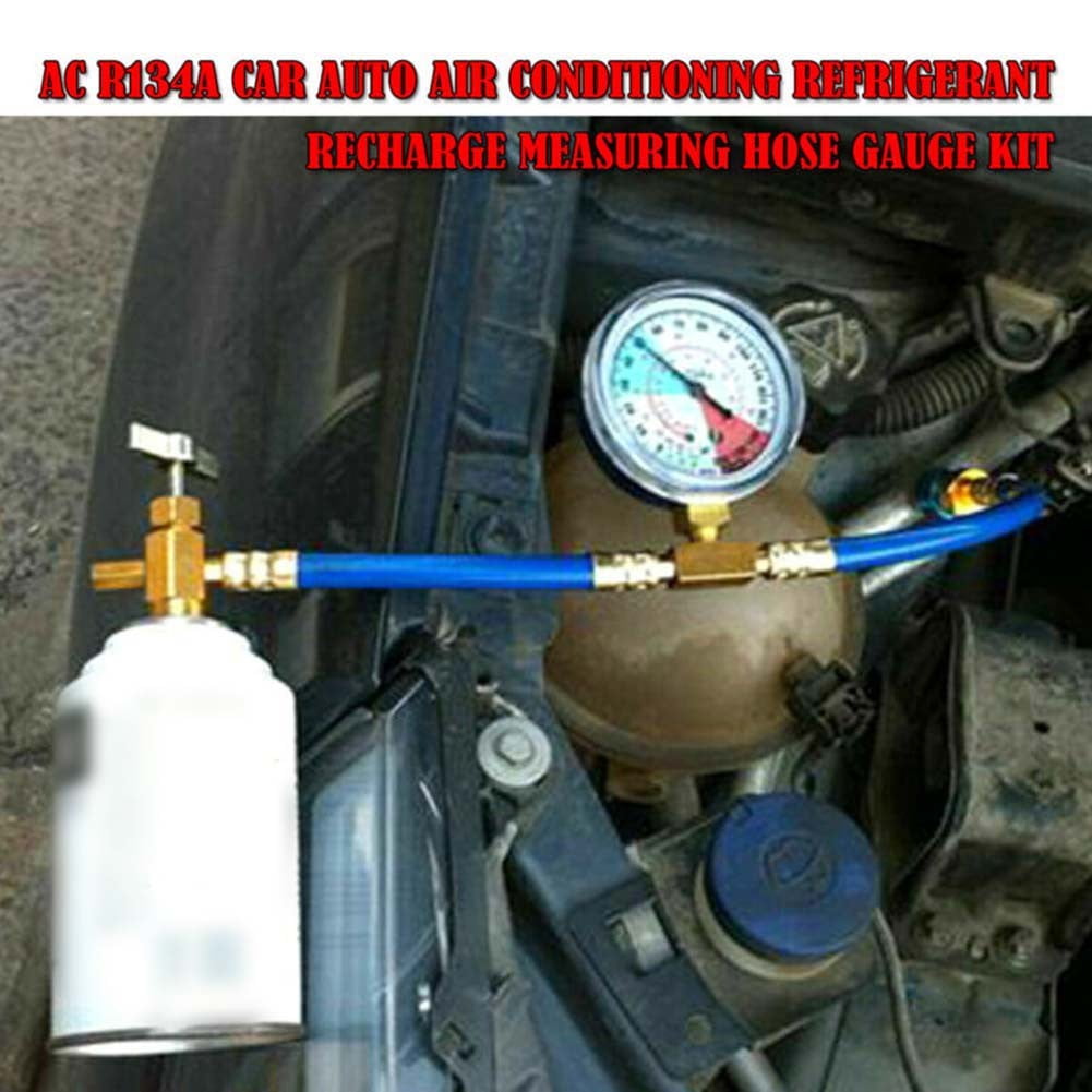 anna Top-up Aircon Conditioning Recharge Refill R-134a Trigger Gauge Car Air Con Kit