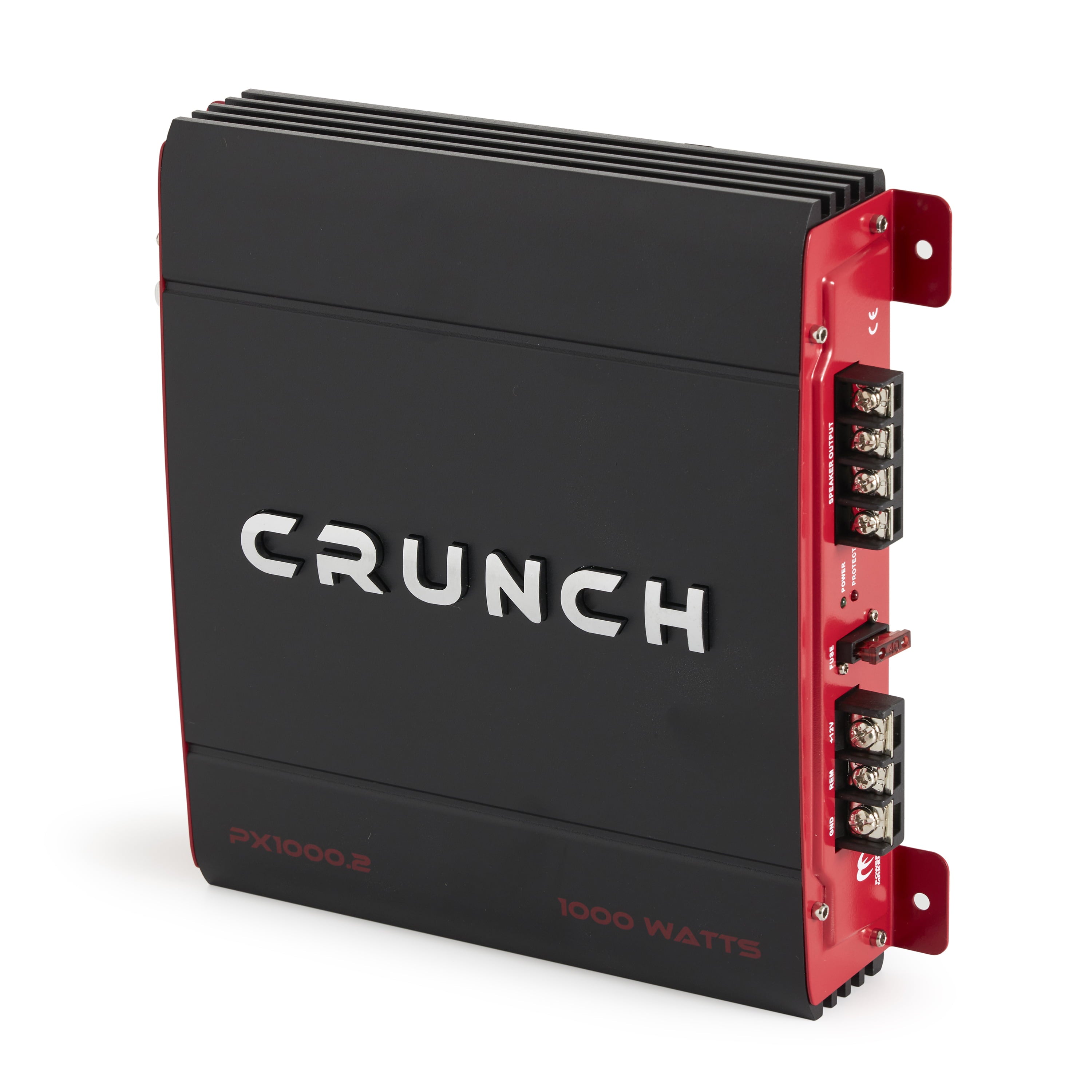 Crunch PX-1000.2 2 Channel 1000W Car Stereo Amplifier + Amp Wiring Kit (2 Pack)